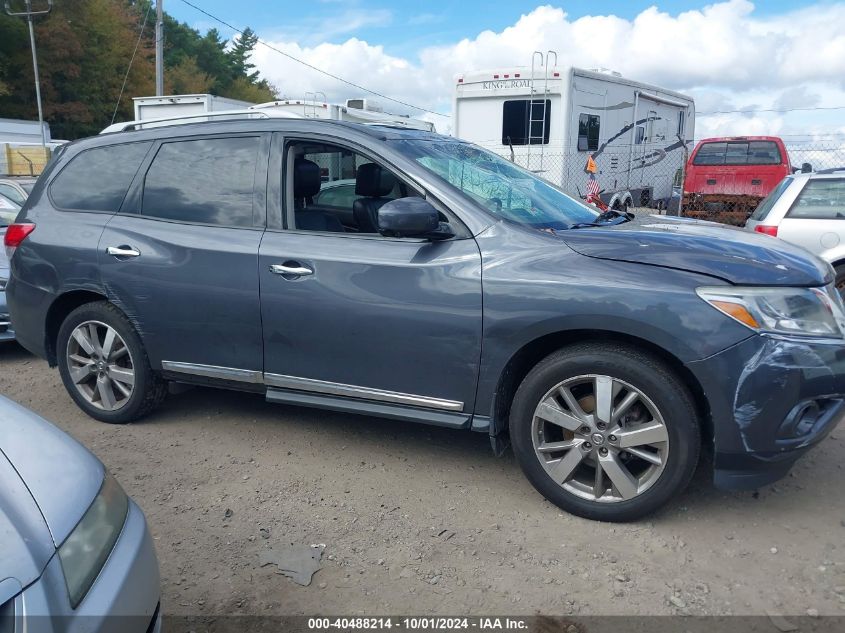 2013 Nissan Pathfinder Platinum VIN: 5N1AR2MM5DC624668 Lot: 40488214