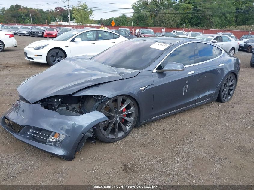 VIN 5YJSA1E41MF421658 2021 Tesla Model S, Performan... no.2