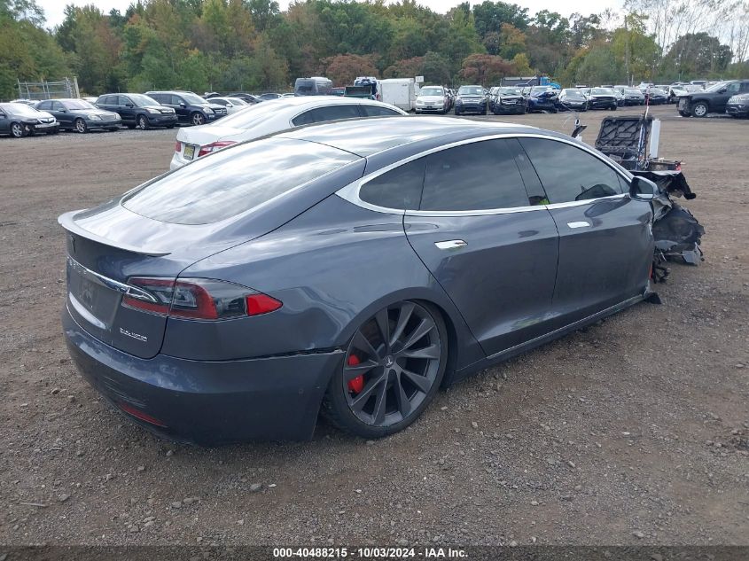 VIN 5YJSA1E41MF421658 2021 Tesla Model S, Performan... no.4