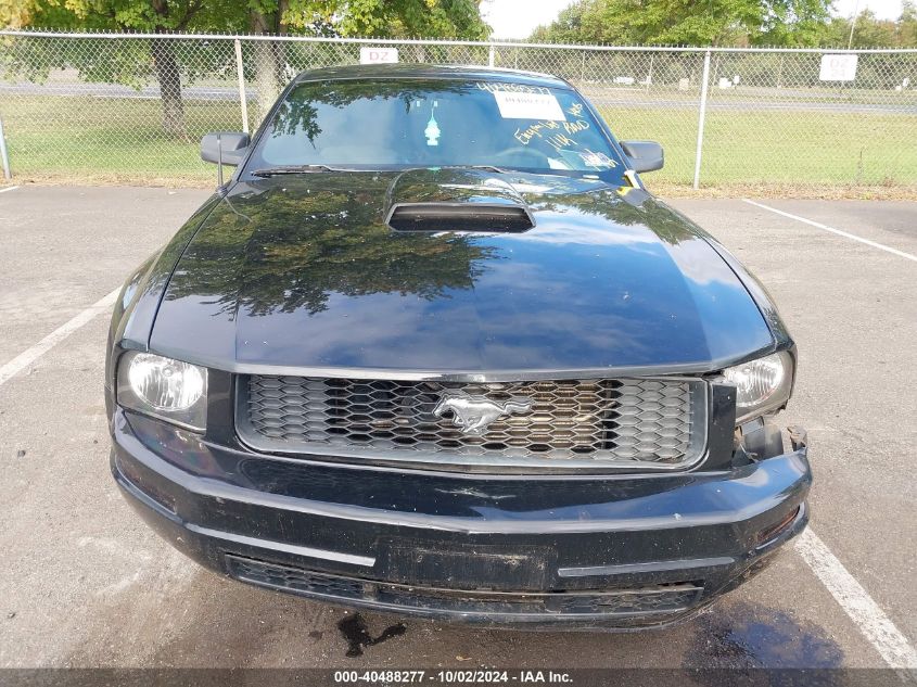 2006 Ford Mustang V6 VIN: 1ZVFT80N765241283 Lot: 40488277