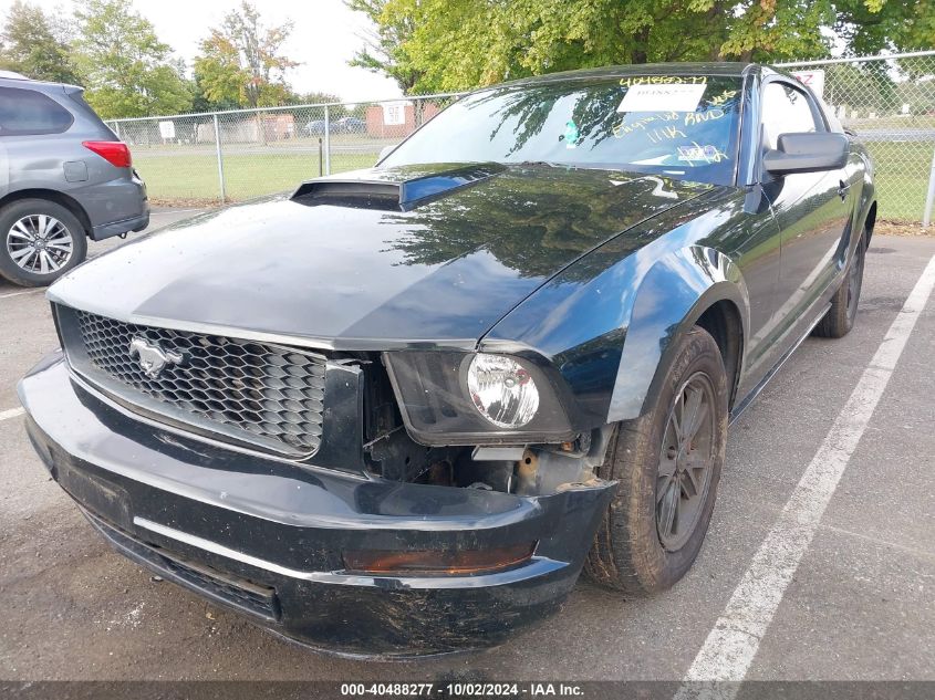 2006 Ford Mustang V6 VIN: 1ZVFT80N765241283 Lot: 40488277