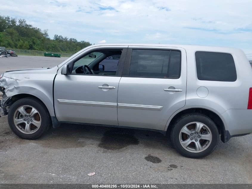 2013 Honda Pilot Ex VIN: 5FNYF3H4XDB040233 Lot: 40488295