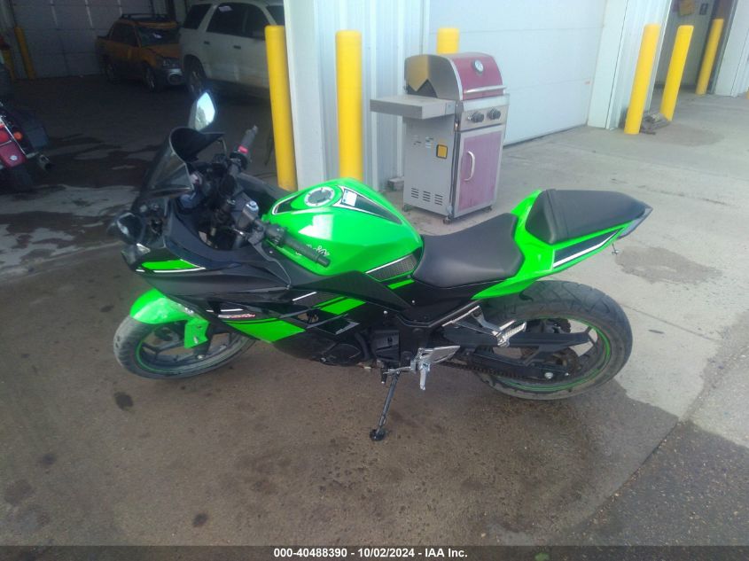 2013 Kawasaki Ex300 A VIN: JKAEX8A11DDA10569 Lot: 40488390