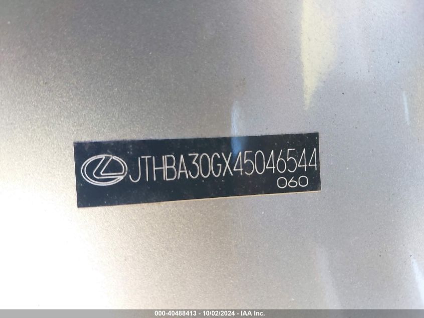 JTHBA30GX45046544 2004 Lexus Es 330