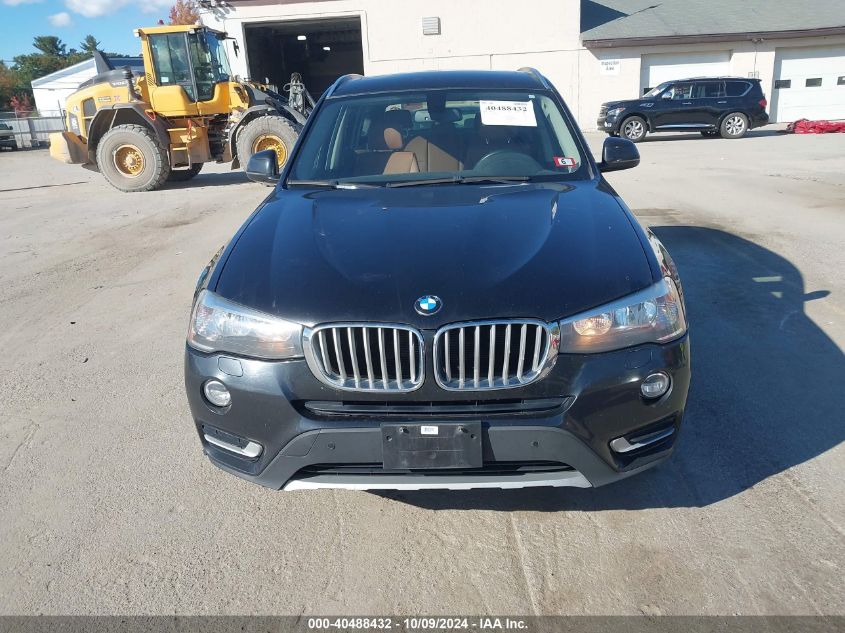 2016 BMW X3 xDrive28I VIN: 5UXWX9C51G0D72878 Lot: 40488432