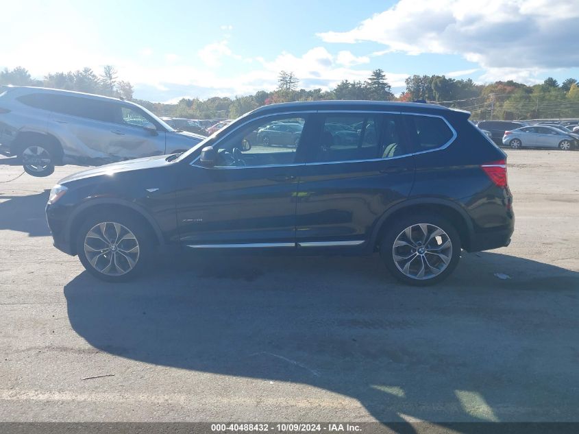 2016 BMW X3 xDrive28I VIN: 5UXWX9C51G0D72878 Lot: 40488432