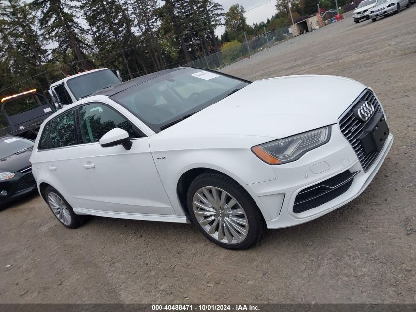 2016 Audi A3 E-Tron 1.4T Premium VIN: WAUTPBFF0GA136064 Lot: 40488471