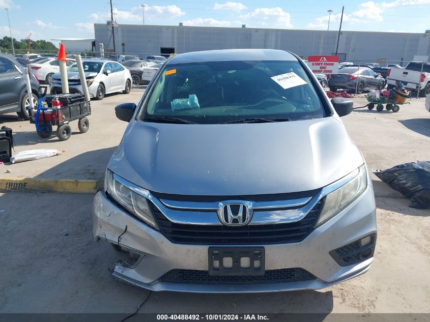 2018 Honda Odyssey Lx VIN: 5FNRL6H21JB106936 Lot: 40488492