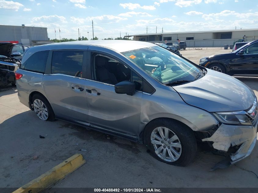 2018 Honda Odyssey Lx VIN: 5FNRL6H21JB106936 Lot: 40488492