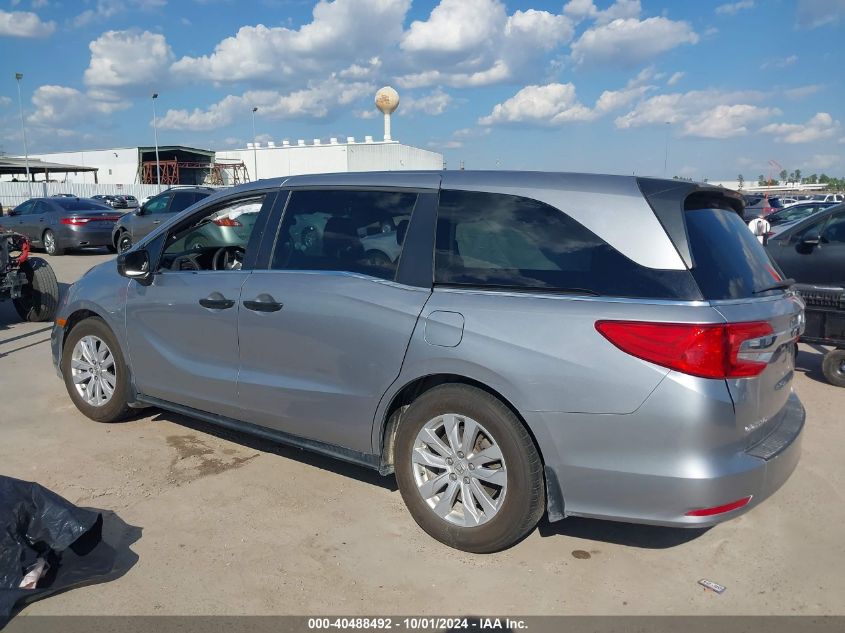 2018 Honda Odyssey Lx VIN: 5FNRL6H21JB106936 Lot: 40488492