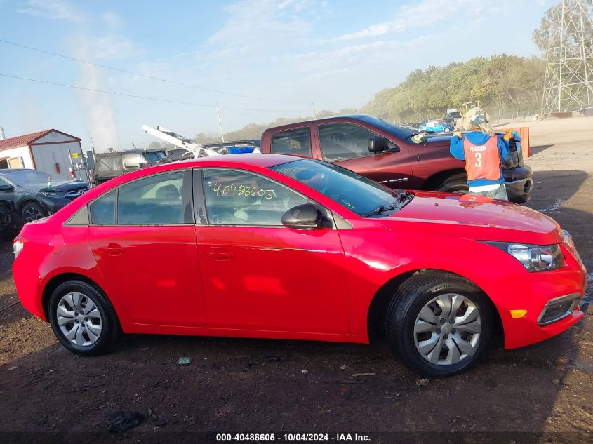 2016 Chevrolet Cruze Limited Ls Auto VIN: 1G1PC5SH1G7201180 Lot: 40488605