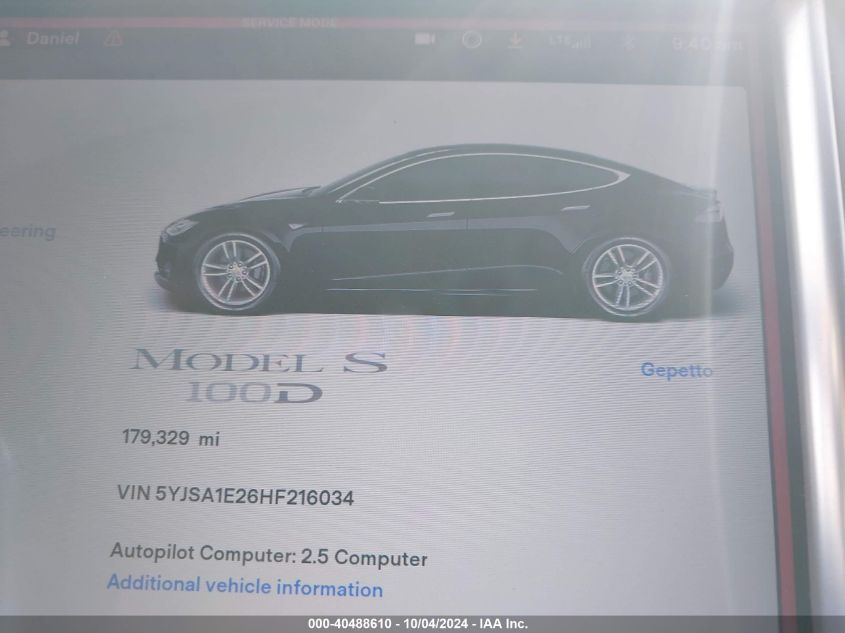 5YJSA1E26HF216034 2017 Tesla Model S 100D/60D/75D/90D/P100D