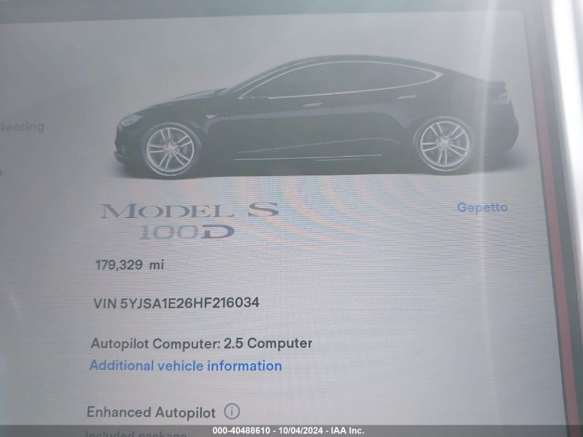 5YJSA1E26HF216034 2017 Tesla Model S 100D/60D/75D/90D/P100D