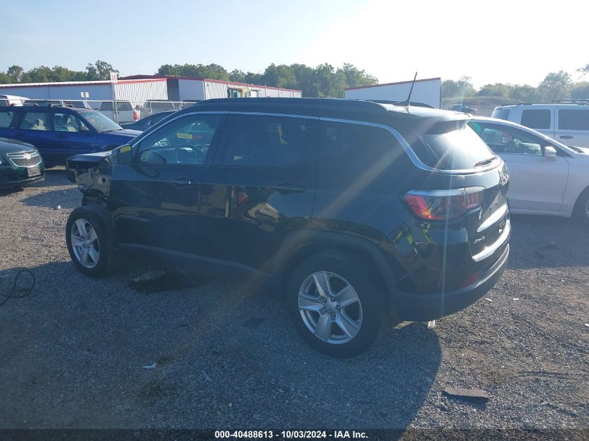 2022 Jeep Compass Latitude 4X4 VIN: 3C4NJDBB9NT102786 Lot: 40488613