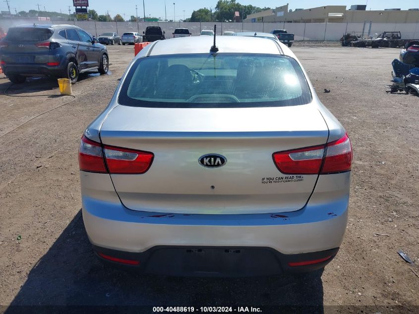 KNADM4A38E6419785 2014 Kia Rio Lx