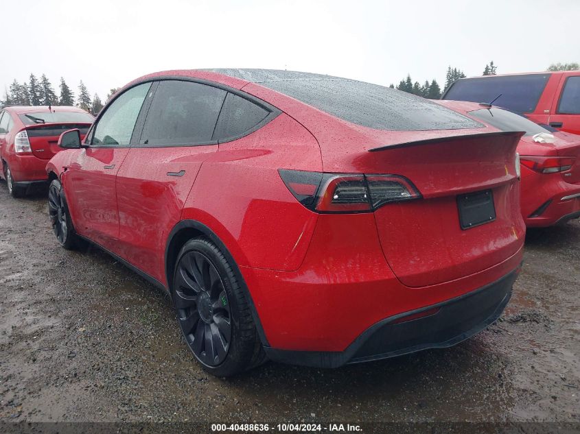 VIN 5YJYGDEF7MF173377 2021 Tesla Model Y, Performan... no.3