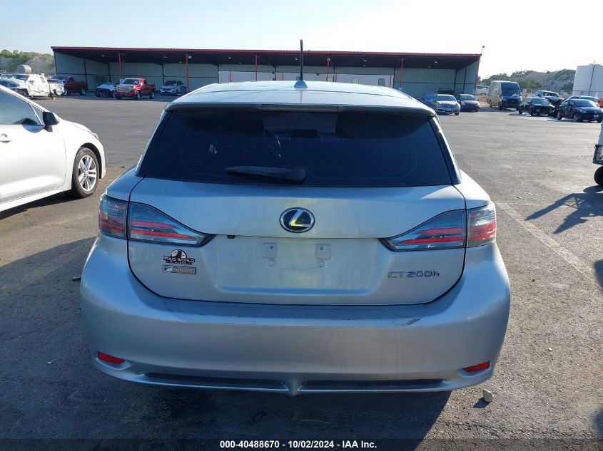 2012 Lexus Ct 200H Premium VIN: JTHKD5BH6C2070896 Lot: 40488670