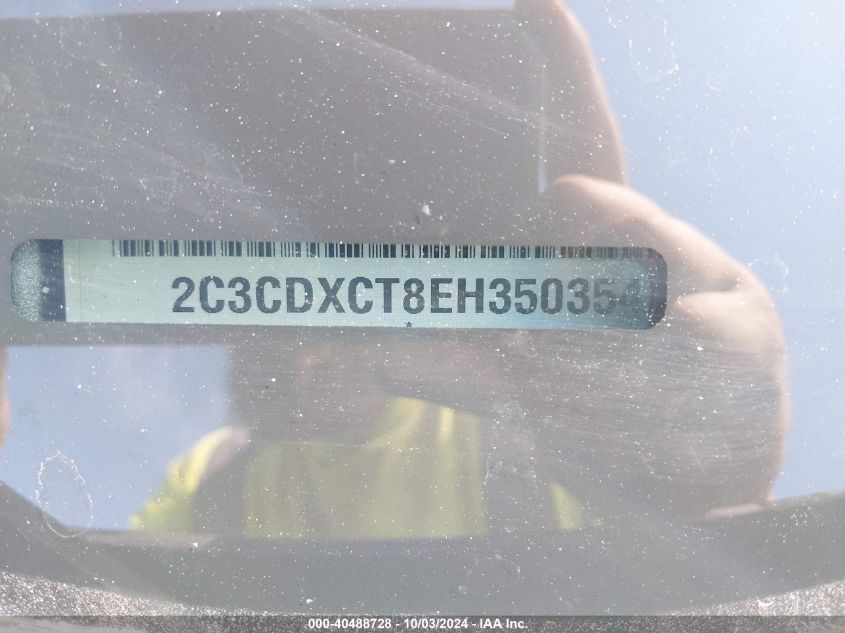 2C3CDXCT8EH350354 2014 Dodge Charger R/T