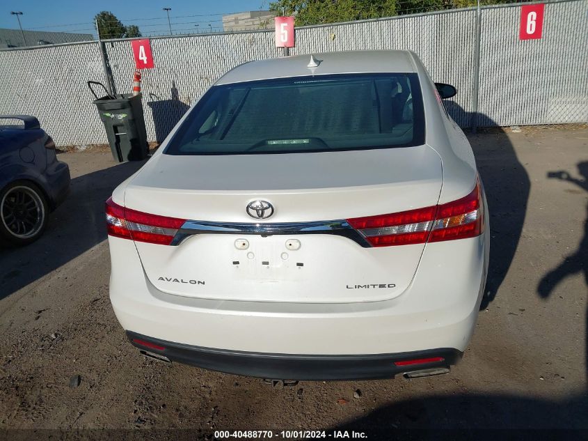 2015 Toyota Avalon Limited VIN: 4T1BK1EB3FU137868 Lot: 40488770