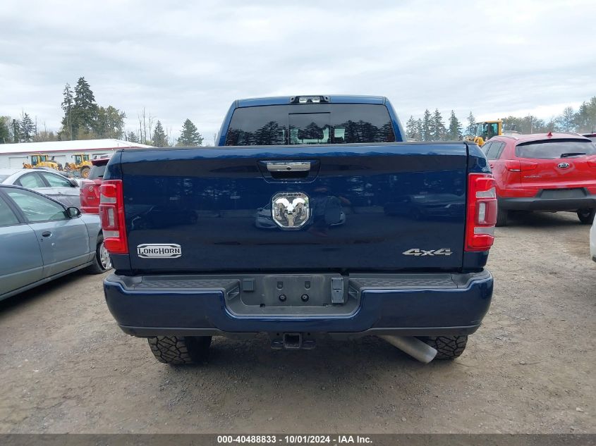 2022 Ram 2500 Limited Longhorn 4X4 6'4 Box VIN: 3C6UR5PL3NG190780 Lot: 40488833