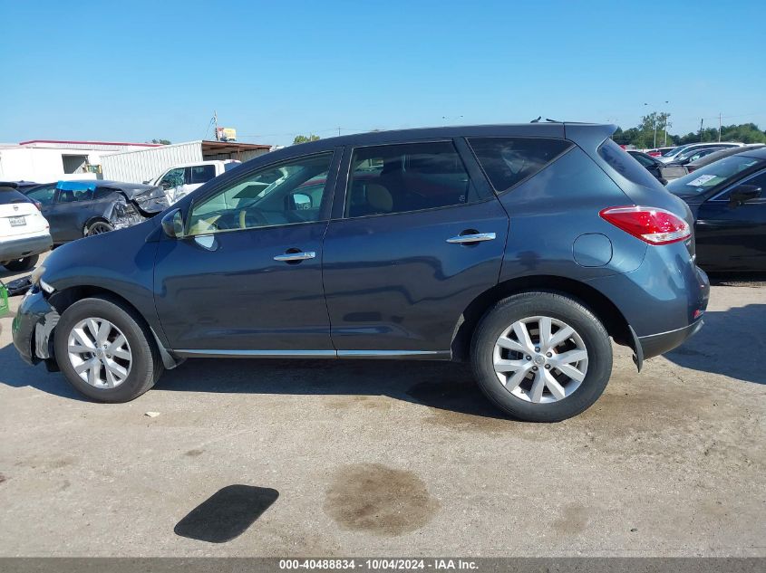 2014 Nissan Murano Le/S/Sl/Sv VIN: JN8AZ1MU6EW408900 Lot: 40488834