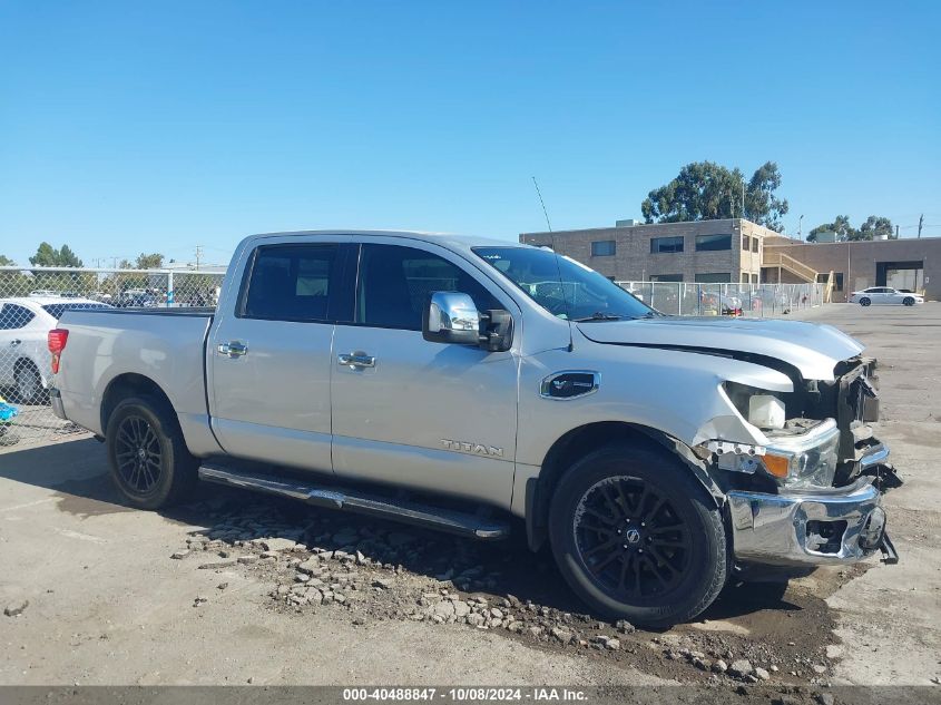 2017 Nissan Titan Sl VIN: 1N6AA1E62HN510656 Lot: 40488847