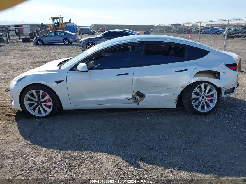 2019 Tesla Model 3 Long Range/Performance VIN: 5YJ3E1EB2KF494302 Lot: 40488869