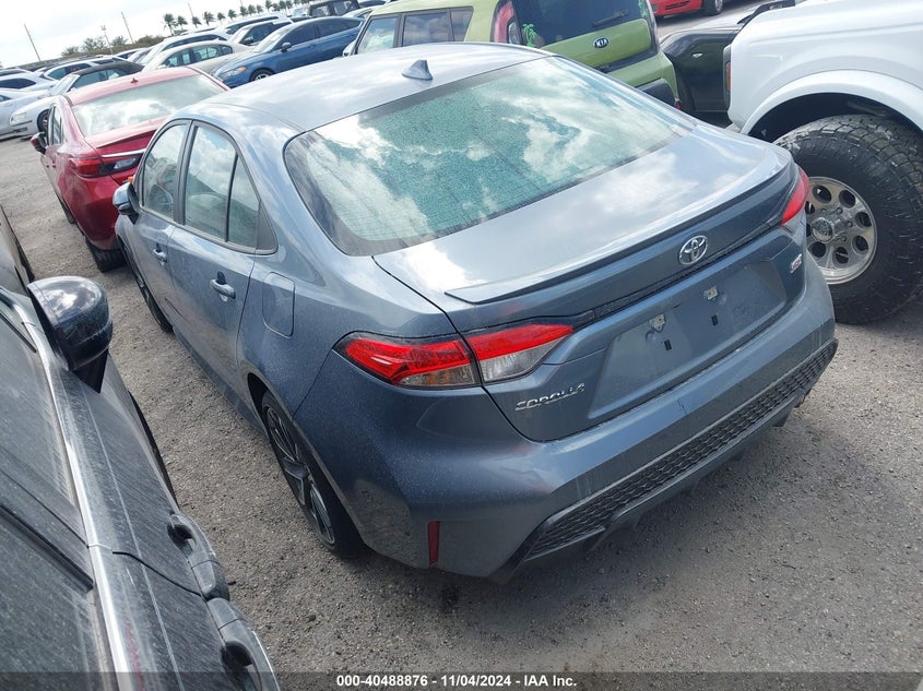 VIN 5YFS4MCE5MP096070 2021 TOYOTA COROLLA SE