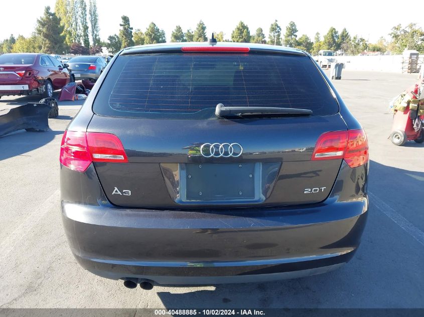 2009 Audi A3 2.0T VIN: WAUHE78P39A007978 Lot: 40488885