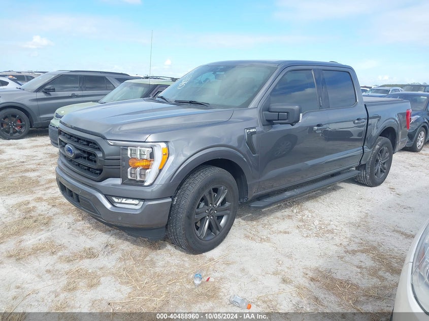 VIN 1FTFW1C8XMFA22056 2021 FORD F-150 XLT