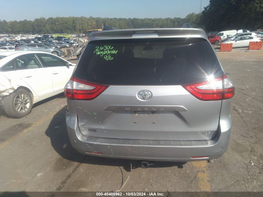 2016 Toyota Sienna Xle 8 Passenger VIN: 5TDYK3DC3GS731466 Lot: 40488962