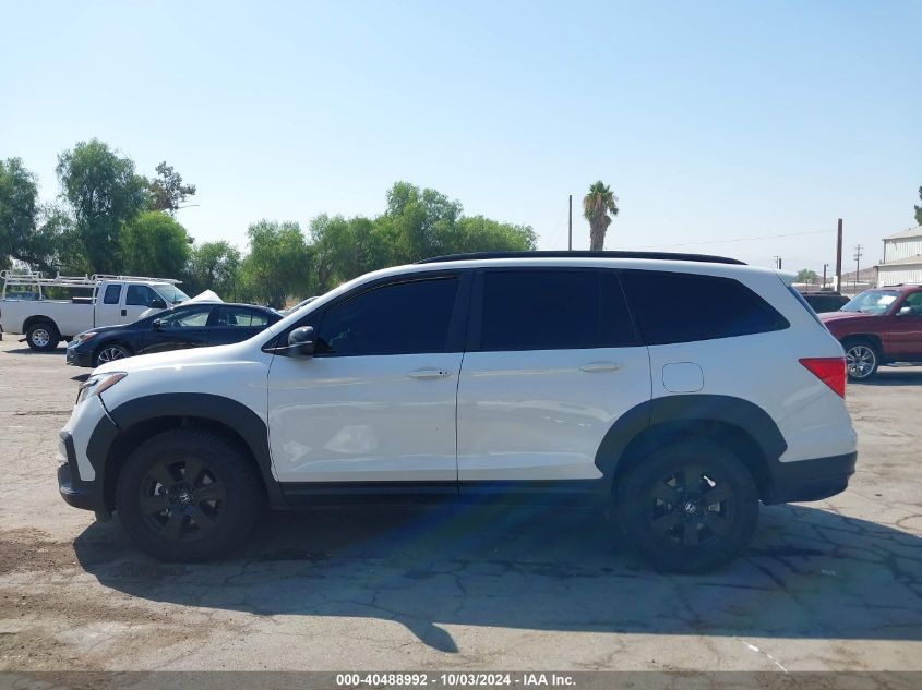 2022 Honda Pilot Awd Trailsport VIN: 5FNYF6H84NB082631 Lot: 40488992