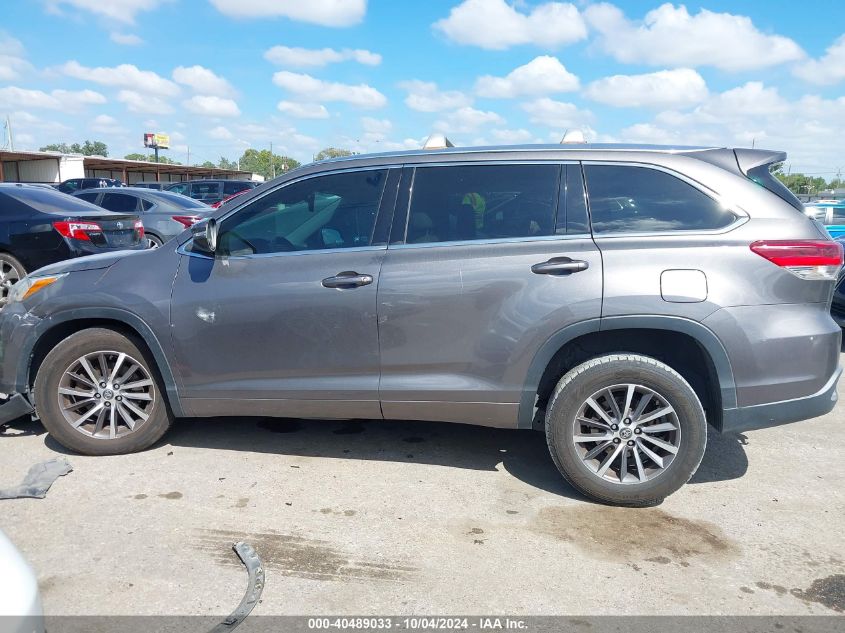 5TDKZRFH6HS508112 2017 Toyota Highlander Xle