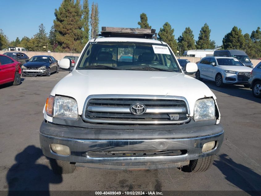 2000 Toyota Tundra Ltd V8 VIN: 5TBRT3810YS034387 Lot: 40489049