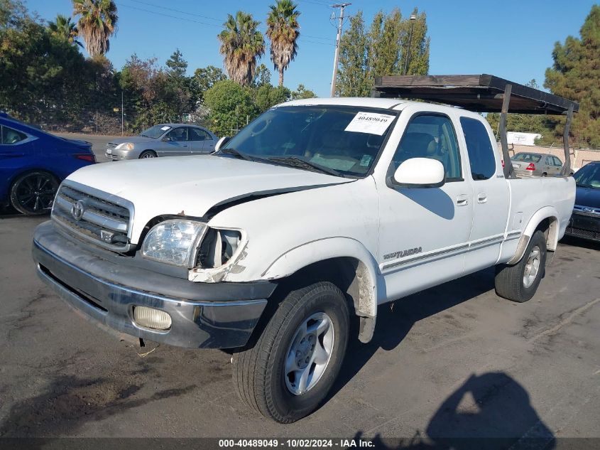 2000 Toyota Tundra Ltd V8 VIN: 5TBRT3810YS034387 Lot: 40489049