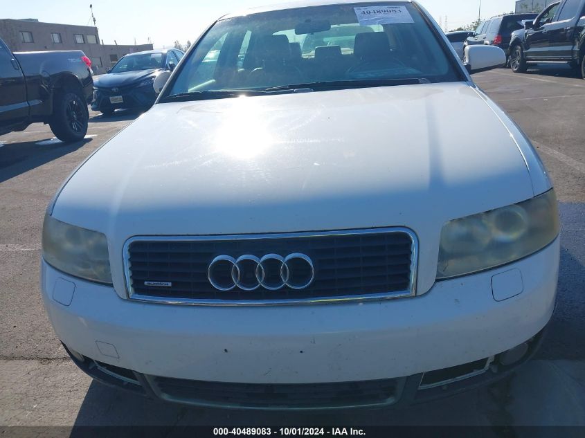 2003 Audi A4 1.8T VIN: WAULC68E13A152050 Lot: 40489083