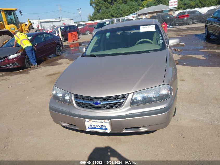 2001 Chevrolet Impala VIN: 2G1WF55E719183410 Lot: 40489092