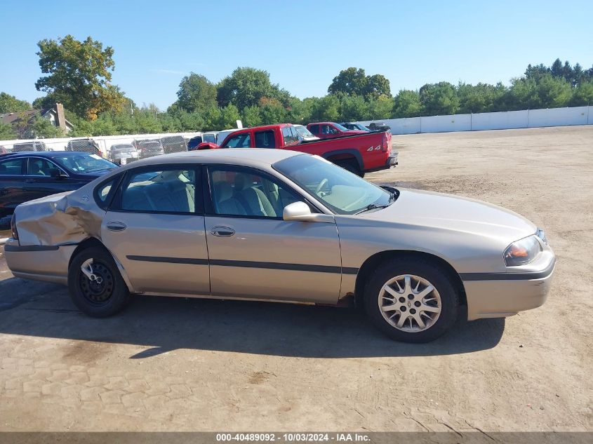 2001 Chevrolet Impala VIN: 2G1WF55E719183410 Lot: 40489092