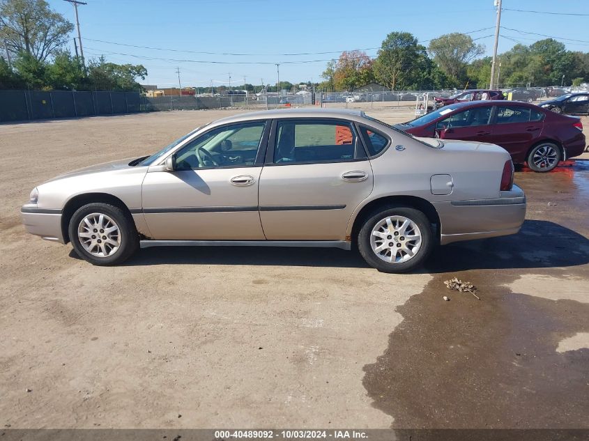 2001 Chevrolet Impala VIN: 2G1WF55E719183410 Lot: 40489092