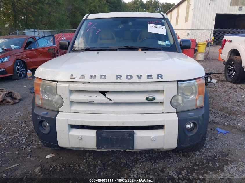 2008 Land Rover Lr3 V8 Se VIN: SALAE25468A479875 Lot: 40489111