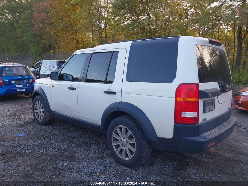 2008 Land Rover Lr3 V8 Se VIN: SALAE25468A479875 Lot: 40489111