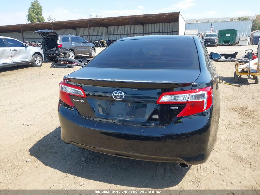 2012 Toyota Camry Se VIN: 4T1BF1FK9CU090571 Lot: 40489112