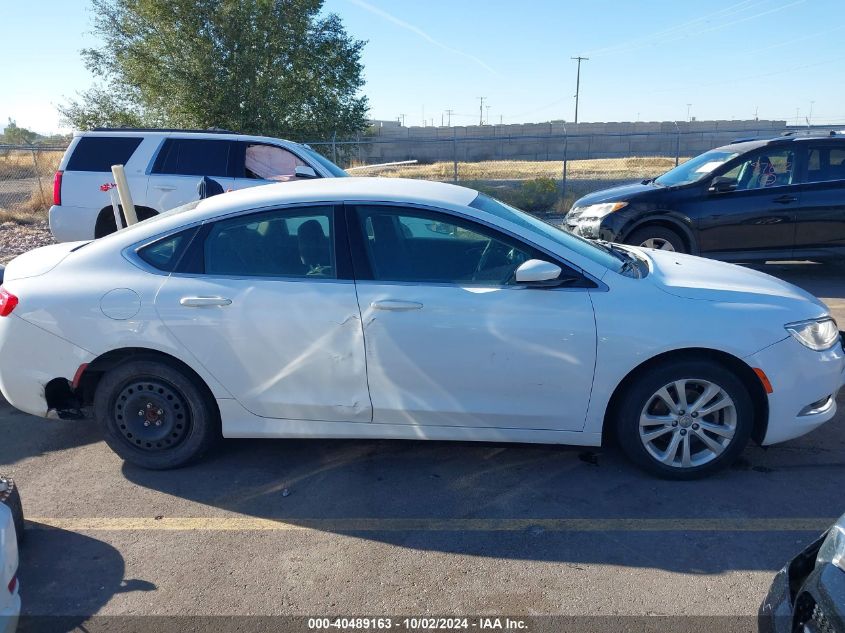 2016 Chrysler 200 Limited VIN: 1C3CCCAB1GN104665 Lot: 40489163