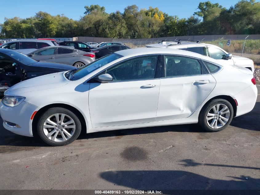 2016 Chrysler 200 Limited VIN: 1C3CCCAB1GN104665 Lot: 40489163