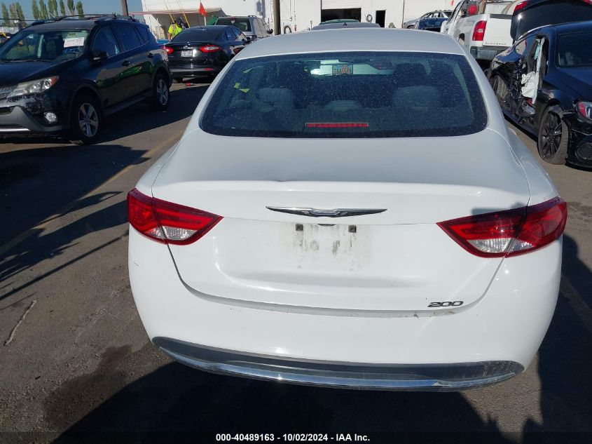 2016 Chrysler 200 Limited VIN: 1C3CCCAB1GN104665 Lot: 40489163