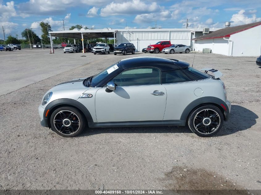 2013 Mini Cooper Coupe S VIN: WMWSX3C50DT4666 Lot: 40489168