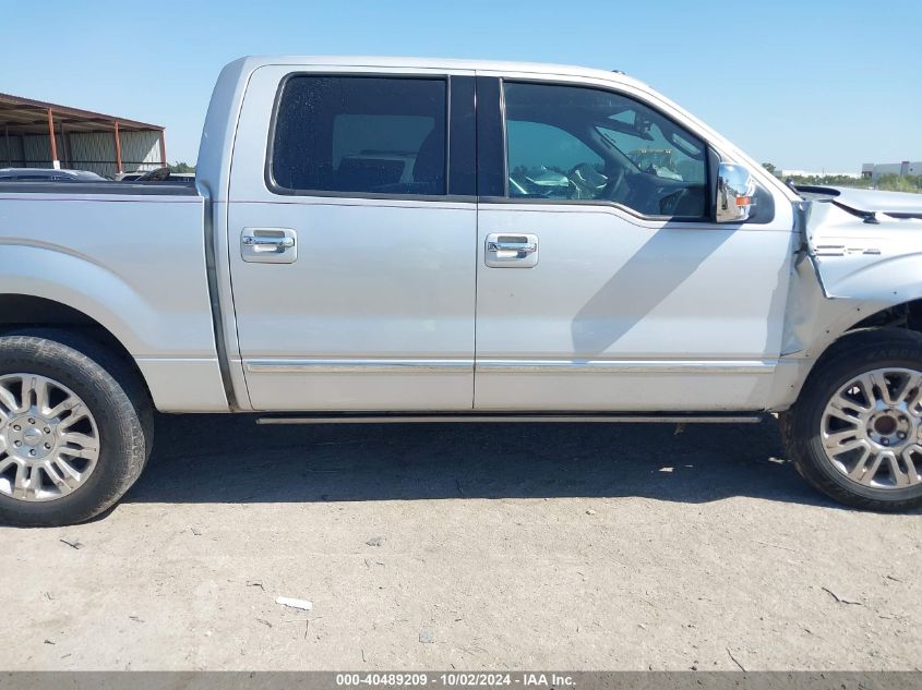 2009 Ford F-150 Platinum VIN: 1FTPW12V49FA78772 Lot: 40489209