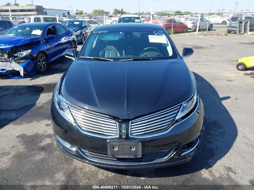 2013 Lincoln Mkz VIN: 3LN6L2G9XDR826244 Lot: 40489211