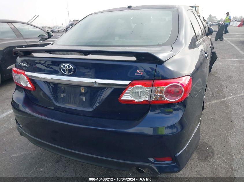 2011 Toyota Corolla S VIN: 2T1BU4EE6BC610681 Lot: 40489212