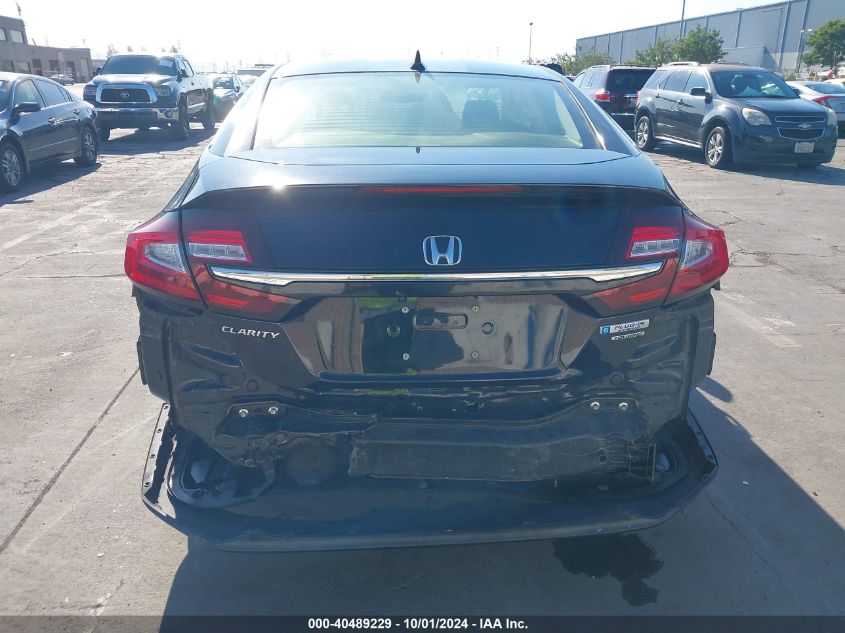 2018 Honda Clarity Plug-In Hybrid Touring VIN: JHMZC5F38JC004843 Lot: 40489229